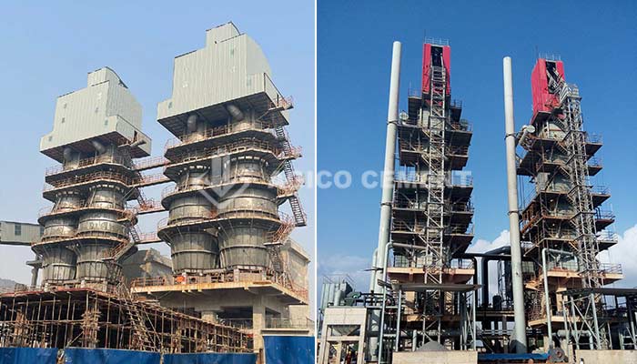vertical lime kiln onsite agico
